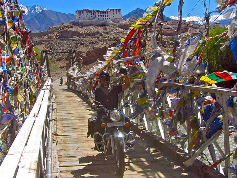 Ride over the wooden bridge to Shakti Valley